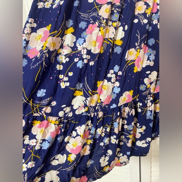 a.n.a. Skirt Set Size Small Navy With Floral Pattern - Picture 13 of 13